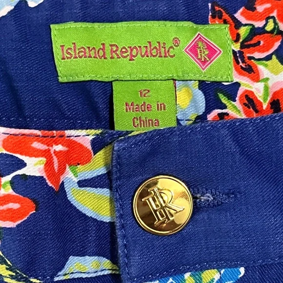 Marked HALF price Hawaiian Print pants - Picture 2 of 11